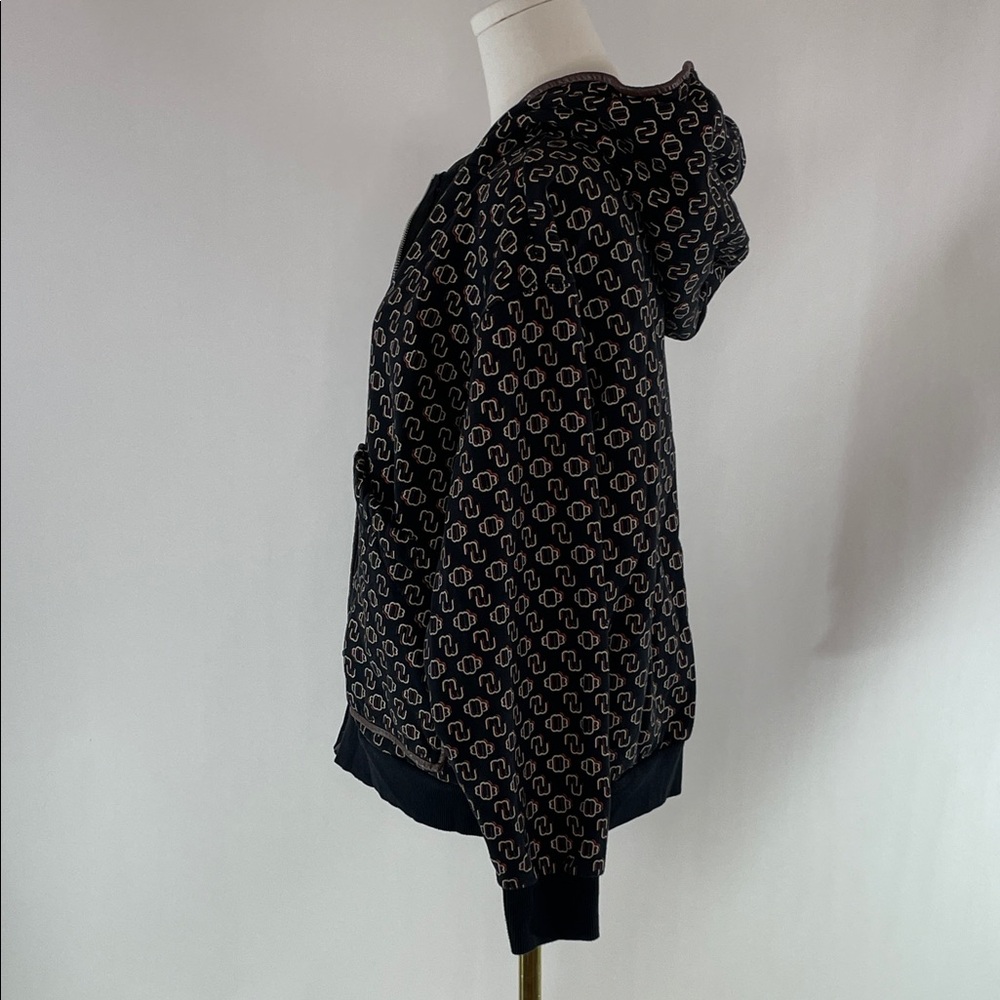 Maje Trame Zip Sweatshirt, Maje Size 0 - Picture 4 of 10